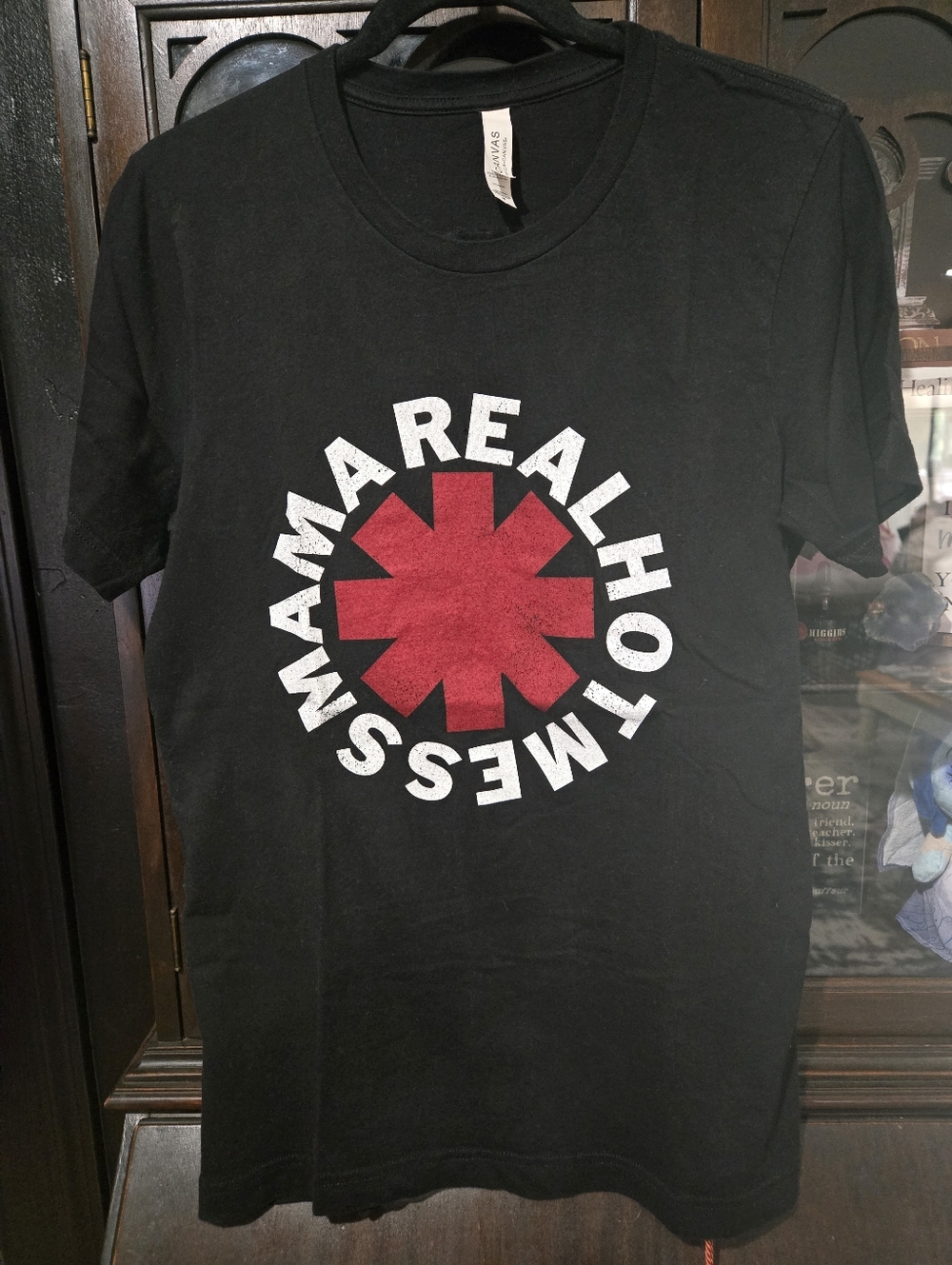 Women’s Black Real Hot Mess Mama Graphic Tee